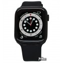 Смарт годинник Watch series 7 W78 Pro, 44мм Aluminium, бездротова зарядка, чорні