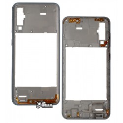 Средняя часть корпуса для Samsung A505 Galaxy A50, A505F/DS Galaxy A50, A505FM/DS Galaxy A50, серебристый