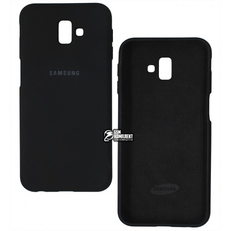 Чехол для Samsung J610 Galaxy J6 Plus 2018, Full Cover, черный Чехол для Samsung J610 Galaxy J6 Plus 2018, Full Cover, черный