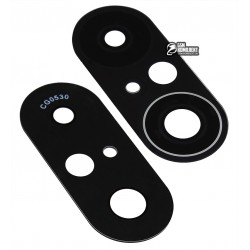 Скло камери для Xiaomi Poco F3, чорний