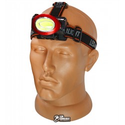 Налобний ліхтарик 6833-COB, 3 * AAA
