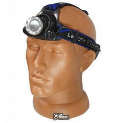 Налобний ліхтарик Police 6699 / 204C-T6, 2х18650, зум, зарядка MicroUSB