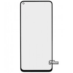 Скло корпуса для Xiaomi Mi 10T, з ОСА-плівкою, чорний, M2007J3SY
