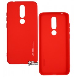 Чехол для Nokia 5.1 Plus, Smitt, силиконовый, красный