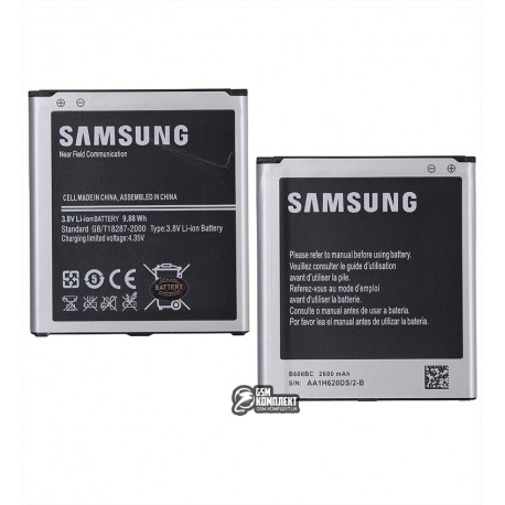 Акумулятор EB-B600BC / EB485760LU / EB-B600BEBECWW для Samsung G7102 Galaxy Grand 2 Duos, G7105 Galaxy GRAND 2, I9500 Galaxy S4, I9505 Galaxy S4, Li-ion,