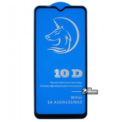 Захисне скло для Samsung A105 Galaxy A10 2019, 3D, Titanium, чорне