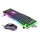Ігровий комплект клавіатура і миша HOCO GM11 Terrific glowing, провідний, рус, з підсвічуванням RGB, чорний