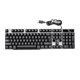 Игровой комплект клавиатура и мышь HOCO GM11 Terrific glowing, проводной , рус,с подсветкой RGB, черный