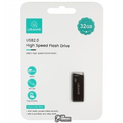Флешка 32 Gb Usams US-ZB206 USB2.0, USB Flash Disk, iron grey