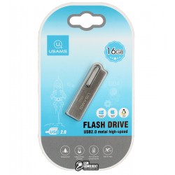 Флешка 16 Gb Usams US-ZB097 Aluminum Alloy, USB Flash Disk, silver