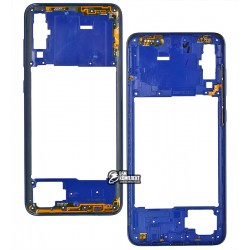Середня частина корпуса для Samsung A705 Galaxy A70, A705F / DS Galaxy A70, синій