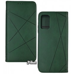 Чехол для Xiaomi Poco M3, Redmi 9T, Business, книжка, зеленый