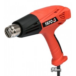 Фен будівельний YATO YT-82294 з 4 насадками, 2000Вт