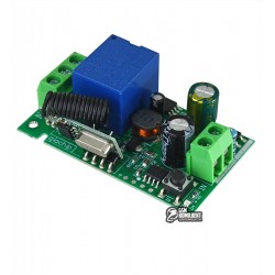 Модуль радіореле 12V, 433 МГц, 220V 10A