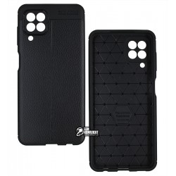 Чохол для Samsung A225 Galaxy A22, Ultimate Experience Leather, силікон, чорний Чохол для Samsung A225 Galaxy A22, Ultimate Experience Leather, силікон, чорний