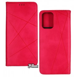 Чохол для Xiaomi Redmi Note 10, Redmi Note 10S, Business, книжка, малиновий