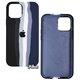 Чехол для Apple iPhone 12, iPhone 12 Pro, Rainbow case, силикон, черный