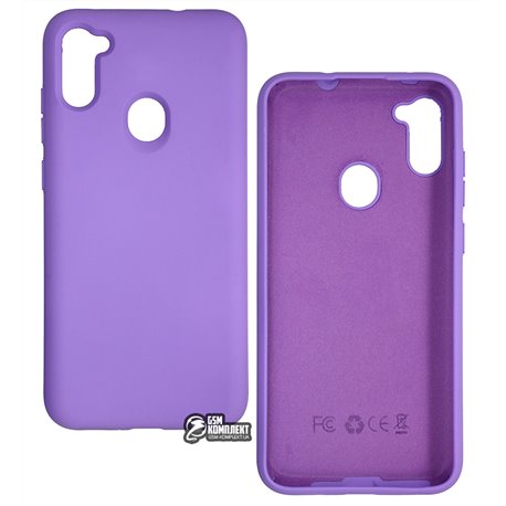 Чохол для Samsung A115 / M115 Galaxy A11 / M11 (2020), Silicone cover (wave), софттач силікон, light purple