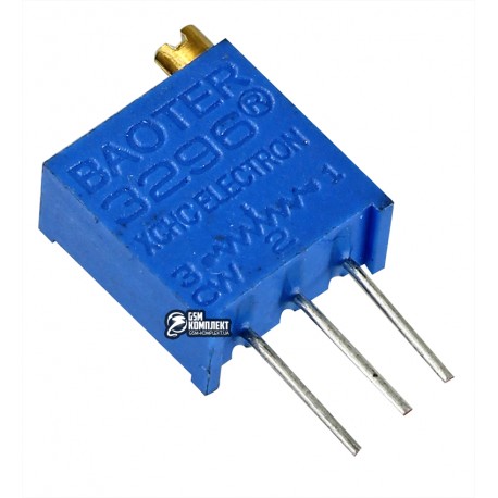 Резистор підлаштування багатооборотний 50 kOhm 3296W