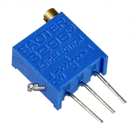 Резистор подстроечный многооборотный 1 MOhm 3296W