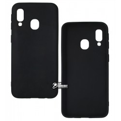 Чохол для Samsung A405F Galaxy A40 (2019), Joy, силіконовий, чорний