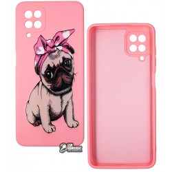 Чохол для Samsung A125, M125 Galaxy A12, M12, ART Мопс, силіконовий