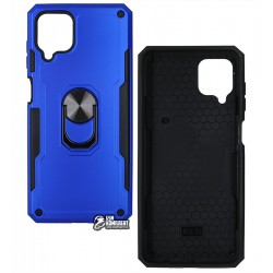 Чохол для Samsung A125, M125 Galaxy A12, M12, Antishock, силіконовий, з кільцем держателем