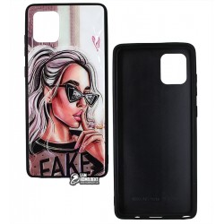 Чехол для Samsung N770 Galaxy Note 10 Lite (2020), Ladies Fake Prism, пластик-силикон Чехол для Samsung N770 Galaxy Note 10 Lite (2020), Ladies Fake Prism, пластик-силикон