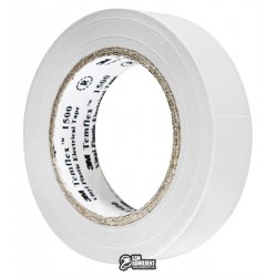 3M ™ Temflex 1500 изолента біла, 0,15 x 15 мм, 10 м