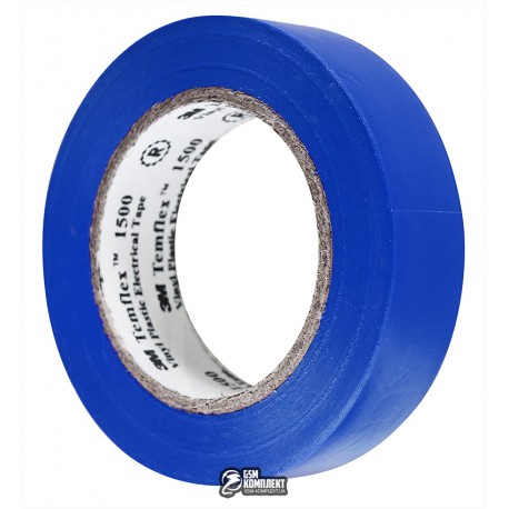 3M™ Temflex 1500 изолента синяя, 0,15 x 15 мм, 10 м