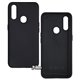Чехол для Oppo A31, Silicone cover, софттач силикон, черный