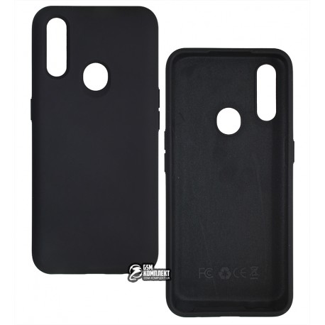 Чехол для Oppo A31, Silicone cover, софттач силикон, черный Чехол для Oppo A31, Silicone cover, софттач силикон, черный