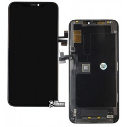 Дисплей iPhone 11 Pro Max, чорний, з сенсорним екраном, з рамкою, (TFT), AAA Дисплей iPhone 11 Pro Max, чорний, з сенсорним екраном, з рамкою, (TFT), AAA