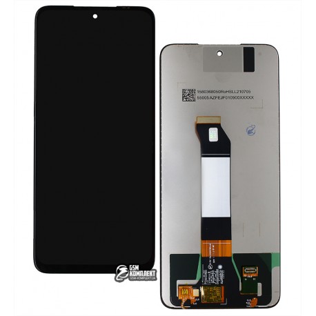 Дисплей Poco M3 Pro, Redmi Note 10 (5G), з сенсорним екраном (дисплейний модуль), чорний