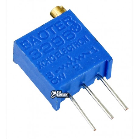 Резистор підлаштування багатооборотний 10 kOhm 3296W