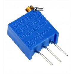 Резистор подстроечный многооборотный 500 Ohm 3296W Резистор подстроечный многооборотный 500 Ohm 3296W
