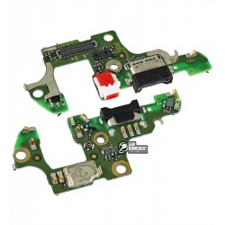 Шлейф для Huawei Nova 2 (2017), мікрофона, коннектора зарядки, плата зарядки, Original (PRC)