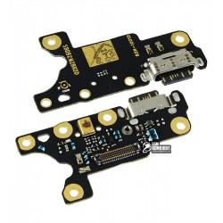 Шлейф для Nokia 7 Plus (TA-1046/TA-1055), микрофона, коннектора зарядки, с компонентами, плата зарядки, Original PRC Шлейф для Nokia 7 Plus (TA-1046/TA-1055), микрофона, коннектора зарядки, с компонентами, плата зарядки, Original PRC