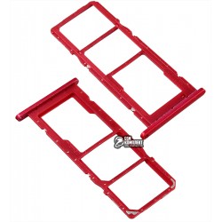 Тримач SIM-карти для Samsung A025F/DS Galaxy A02s, червоний