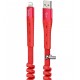 Кабель Lightning - USB, Hoco U78 Cotton treasure elastic, 0,8-1,2м, до 2,4А