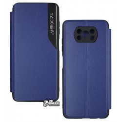 Чохол для Xiaomi Poco X3, Poco X3 NFC, Poco X3 Pro, Smart, книжка, синій
