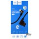 Кабель Lightning - USB, Hoco U37 Long roam charging, з кутовим штекером, 1,2м, до 2,4А, чорний