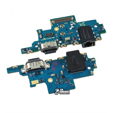 Шлейф для Samsung A725 Galaxy A72, коннектора зарядки, оригінал (PRC), (плата зарядки)