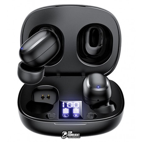 Наушники Bluetooth Joyroom JR-TL5 TWS With Display, черные