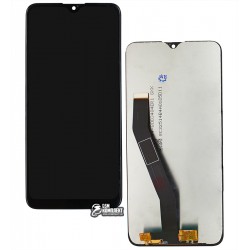 Дисплей для Xiaomi Redmi 8, Redmi 8A, чорний, з сенсорним екраном, без логотипа, оригінал (PRC), Self-welded OEM, M1908C3IC, MZB8255IN, M1908C3IG, ...