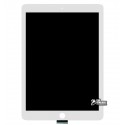 Дисплей для планшета iPad Air 2, iPad 6, білий, з сенсорним екраном (дисплейний модуль), High quality