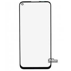 Скло дисплея для Huawei P40 Lite, з ОСА-плівкою, чорне