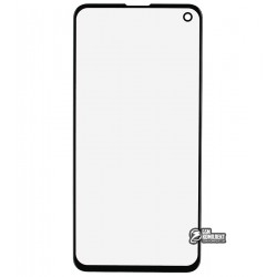 Скло дисплея Samsung G970 Galaxy S10e, з OCA-плівкою, чорне