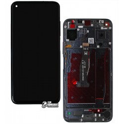 Дисплей для Huawei Honor 20, Nova 5T, черный, с тачскрином, с рамкой, оригинал (PRC), YAL-L21 Дисплей для Huawei Honor 20, Nova 5T, черный, с тачскрином, с рамкой, оригинал (PRC), YAL-L21