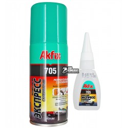 Клей гель Akfix 705 з активатором, 25 гр + 100 гр Клей гель Akfix 705 з активатором, 25 гр + 100 гр